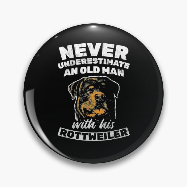 Item preview, Mens Never Underestimate Old Man With Rottweiler Rottie Rott Pet   designed and sold by joh1zwfkristy.