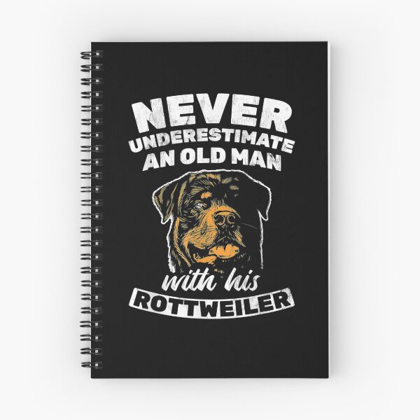 Item preview, Los hombres nunca subestiman a un anciano con Rottweiler Rottie Rott Pet designed and sold by joh1zwfkristy.