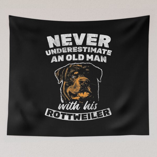 Item preview, Mens Never Underestimate Old Man With Rottweiler Rottie Rott Pet   designed and sold by joh1zwfkristy.