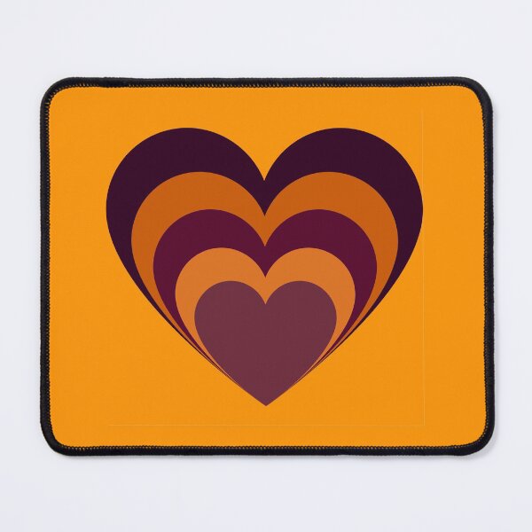 Item preview, Autumn color shift heart - orange  designed and sold by Annka47.
