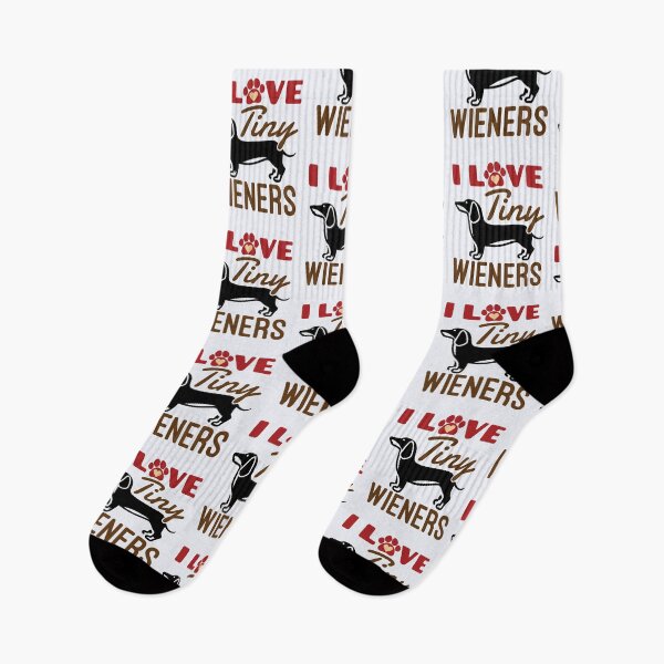 Item preview, I Love Tiny Wieners Funny Dachshund Dog designed and sold by jaygo.