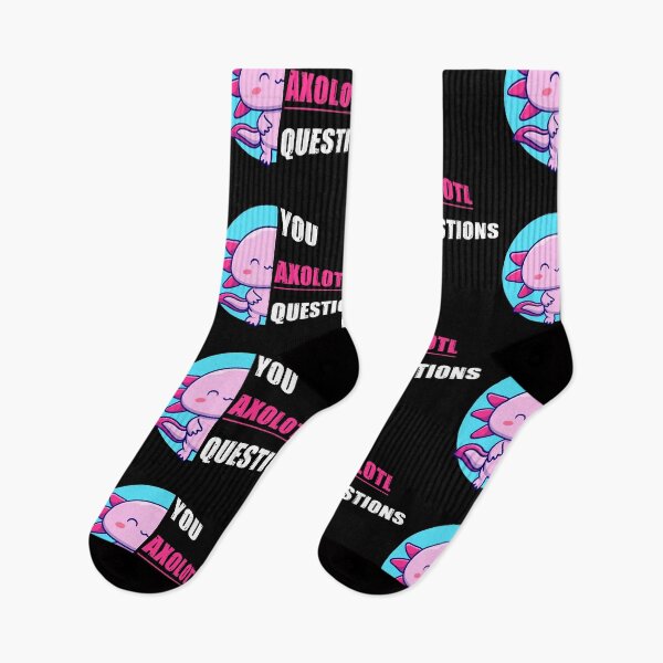 Aperçu de l'œuvre Vous Axolotl Questions - vous posez beaucoup de questions - hommes, femme, enfants, oncle, cadeau, fille, fils créée et vendue par zakariadesigner.