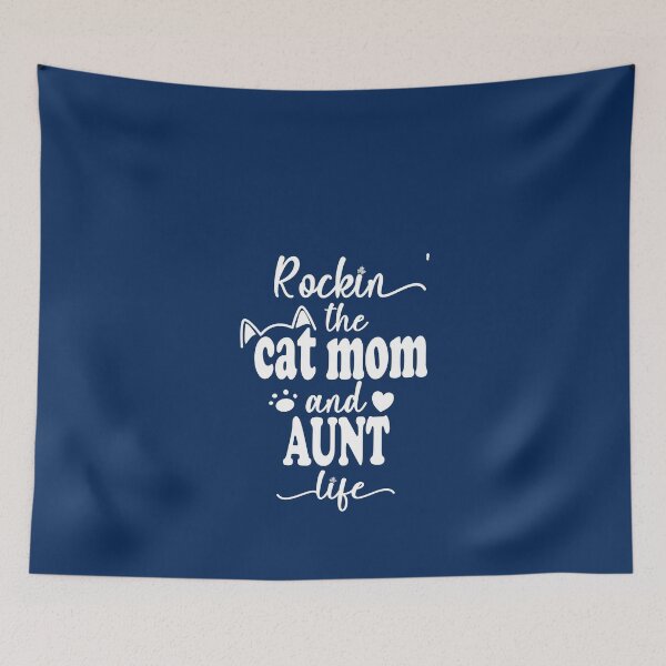 Item preview, Rockin The Cat Mom and Aunt Life | Gift For Aunt designed and sold by JooArtPrints  ★★★★★.