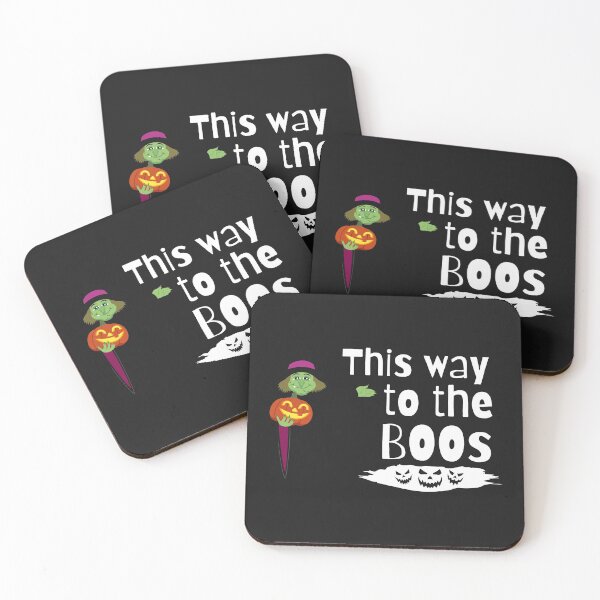 Item preview, This way to the boos - Boos Trick or Treat - Halloween witches and potions designed and sold by For the love of Pixels.
