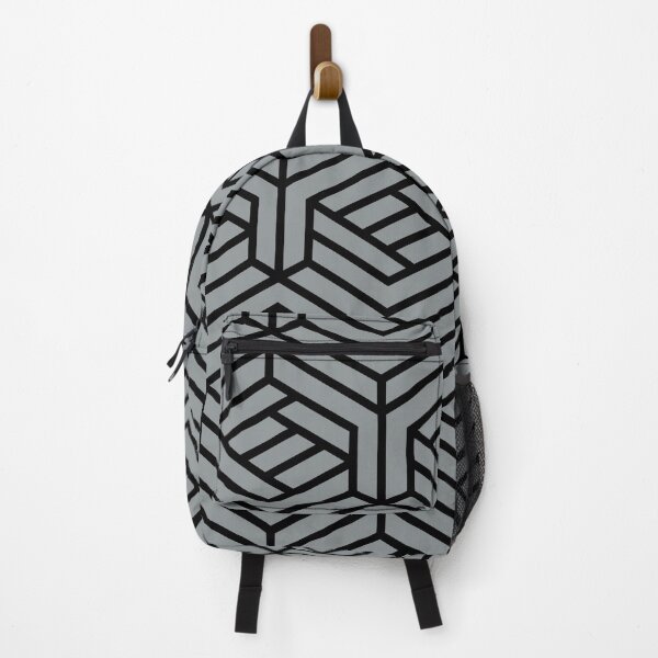 Artikelvorschau, Grey and Black Modern Cube Shape Pattern Coordinates w/ Dutch Boy 2022 Popular Color Over The Moon 434-4DB - Colour Trends - Hue entworfen und verkauft von ColorOfTheYears.