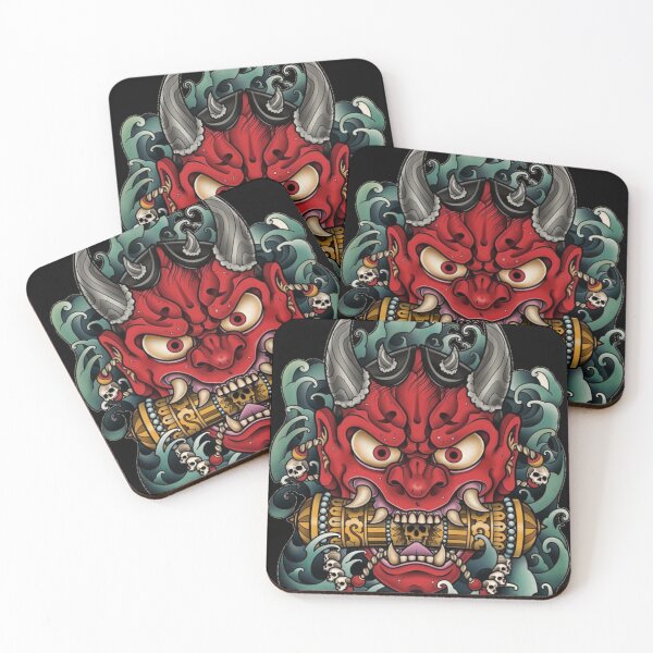 Item preview, Oni Mask Japanese Culture Art M ByTe designed and sold by Bubu World.