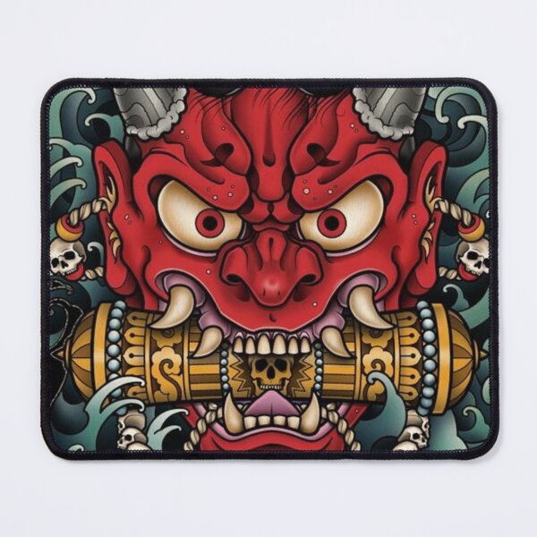 Item preview, Oni Mask Japanese Culture Art M ByTe designed and sold by Bubu World.