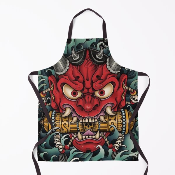 Item preview, Oni Mask Japanese Culture Art M ByTe designed and sold by Bubu World.