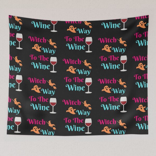 Item preview,  Witch Way To The Wine designed and sold by BhavyaBathla.