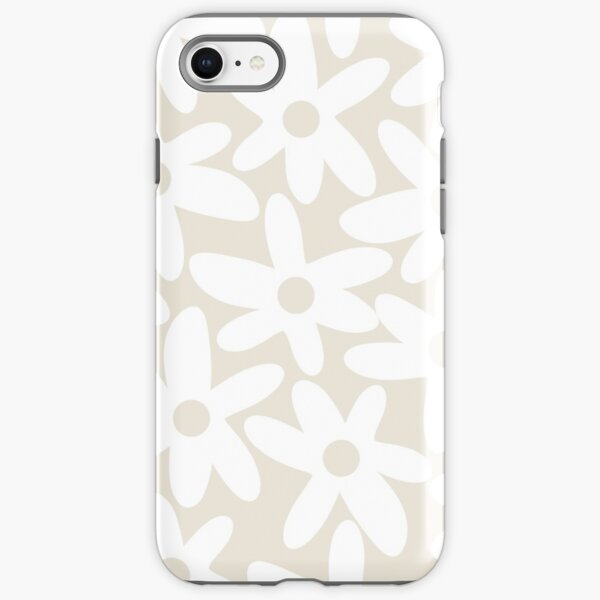 Item preview, Daisy Time Floral Pattern in White and Beige designed and sold by kierkegaard.