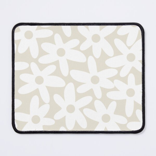 Item preview, Daisy Time Floral Pattern in White and Beige designed and sold by kierkegaard.