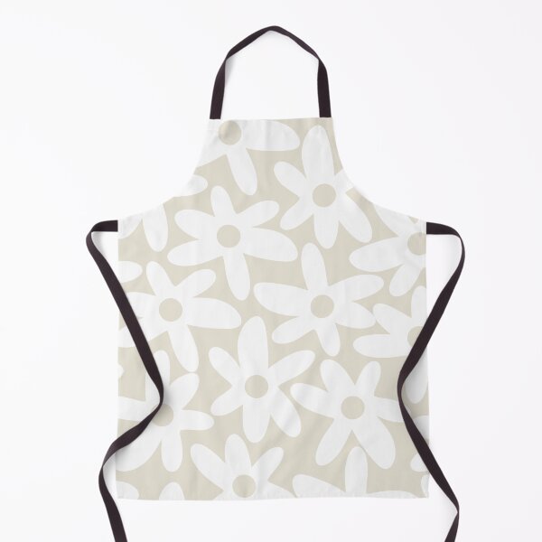 Item preview, Daisy Time Floral Pattern in White and Beige designed and sold by kierkegaard.