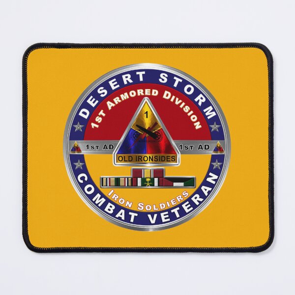 Item preview, 1st Armored Division Desert Storm Combat Veteran designed and sold by SoldierAlways.