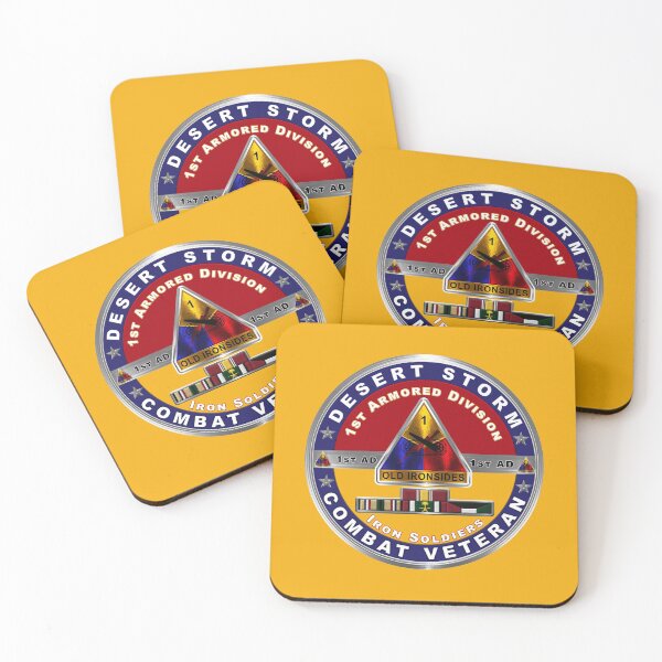 Item preview, 1st Armored Division Desert Storm Combat Veteran designed and sold by SoldierAlways.