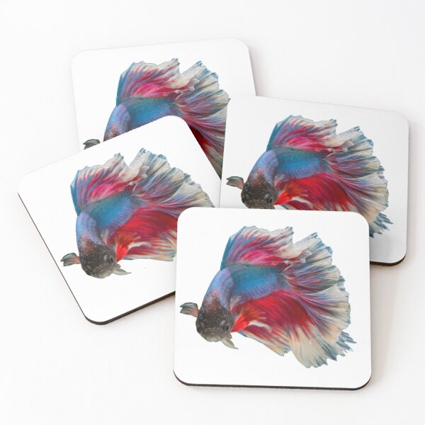 Item preview, Fighting fish three colors fighting thai fighting fish tail flick Thailand designed and sold by greengoodnich.