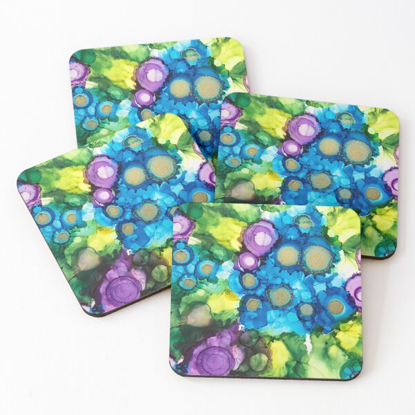 Item preview, Blue and Purple Abstract designed and sold by TinaRobertsArt.