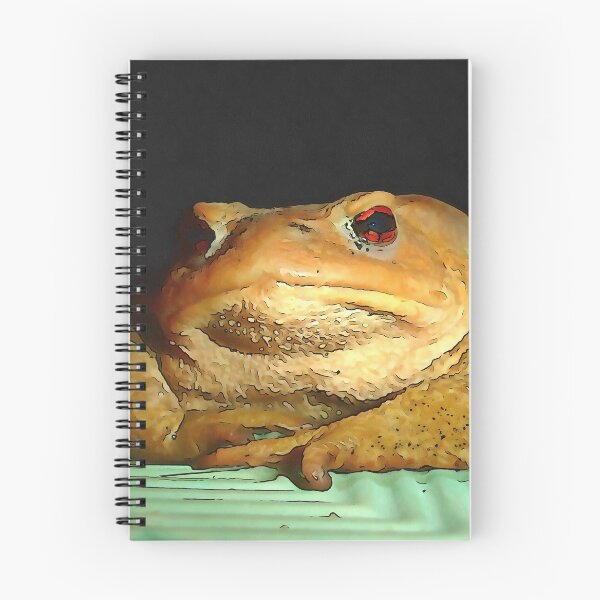 Item preview, Toad With Philosophical Disposition Acrylic Painting designed and sold by taiche.