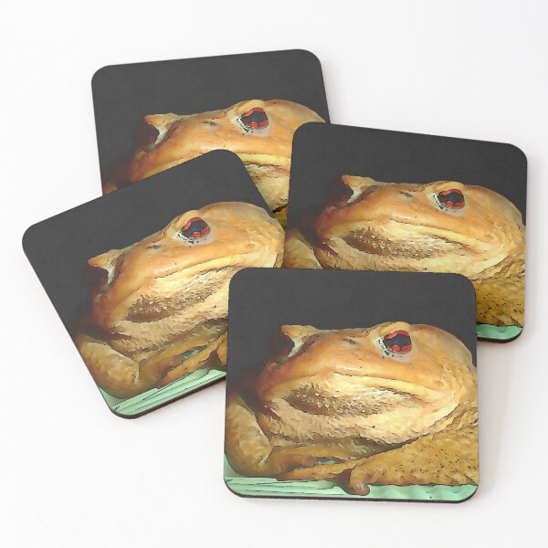 Item preview, Toad With Philosophical Disposition Acrylic Painting designed and sold by taiche.