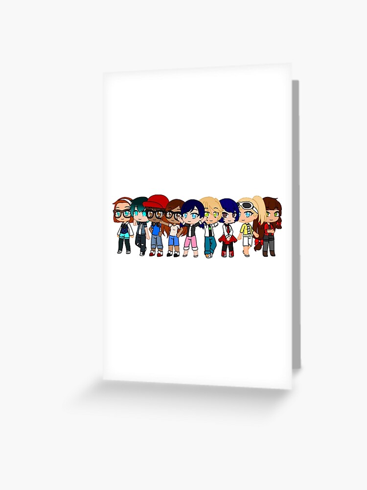 gacha club  Greeting Card for Sale by CrazyForDolls