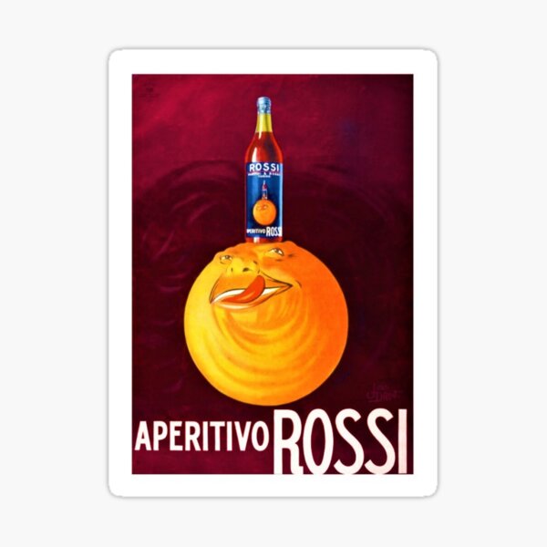 Item preview, 1930's Vintage Rose Red Aperitivo Rossi Aperitif Alcoholic Beverages Food and Wine Advertising Poster designed and sold by Jéanpaul  Ferro.