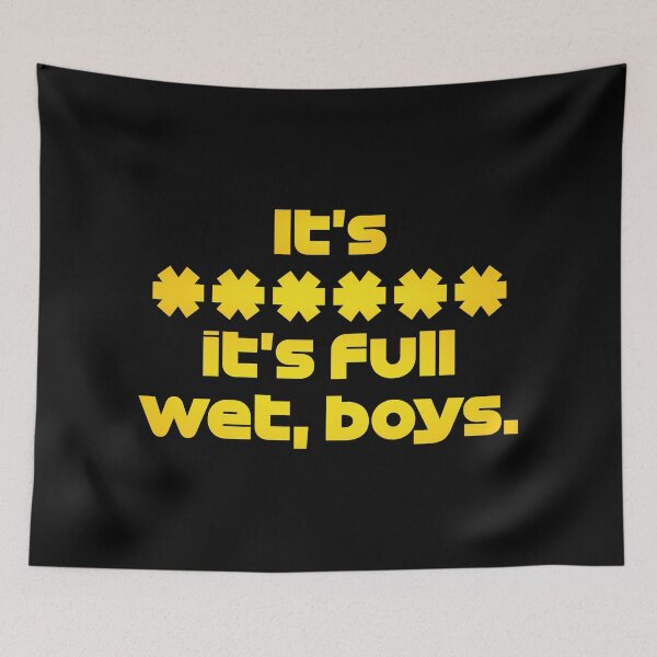 Item preview, It's Full Wet, Boys. - NOR. Radio Voice Russian GP 2021 (Orange/Black BG) designed and sold by FilipeFerreira.