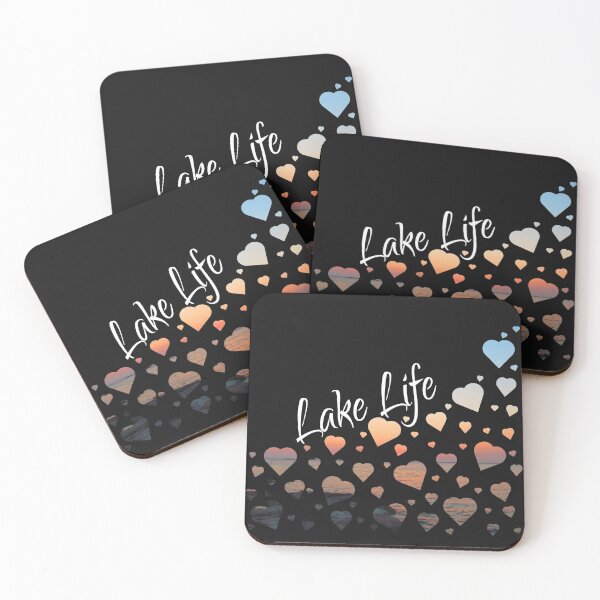 Item preview, Lake Life Hearts designed and sold by AloraDawnEve.