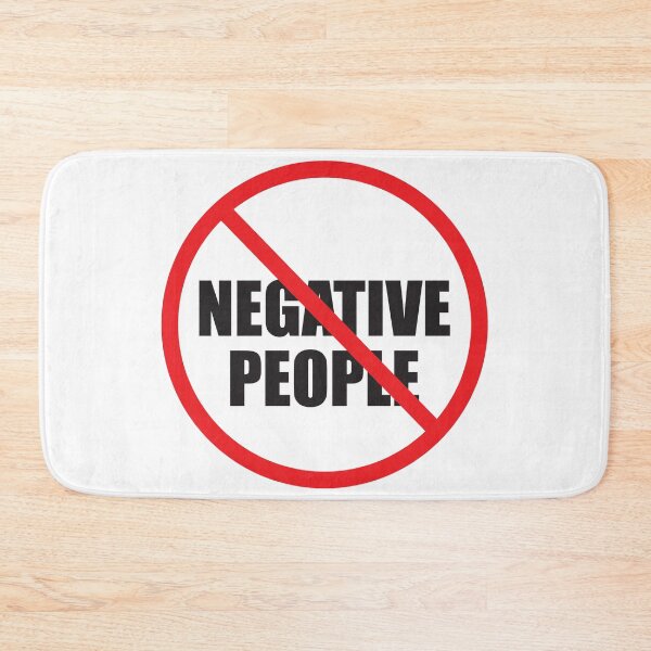 Item preview, No Negative People designed and sold by FiaFiaPress.