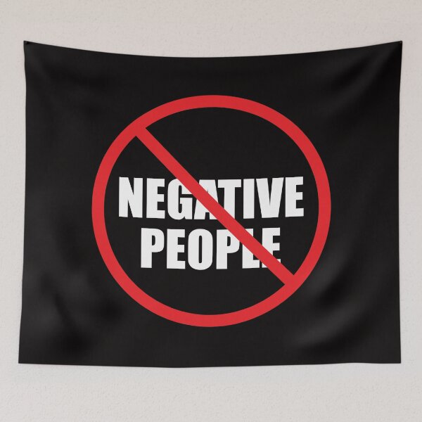 Item preview, No Negative People designed and sold by FiaFiaPress.