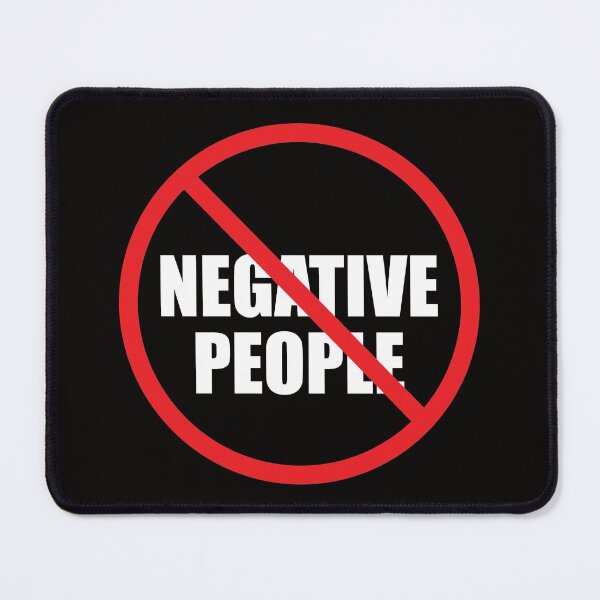 Item preview, No Negative People designed and sold by FiaFiaPress.