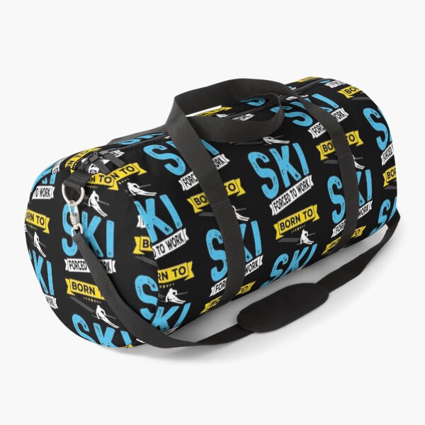 Artikelvorschau, Geboren zum Skifahren gezwungen zur Arbeit - Skifahrer Ski Winter entworfen und verkauft von ZiesMerch.