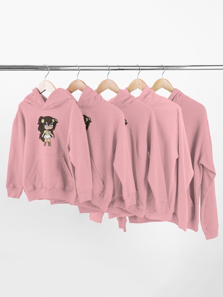 Friends gacha club outfit pink kids hoodie