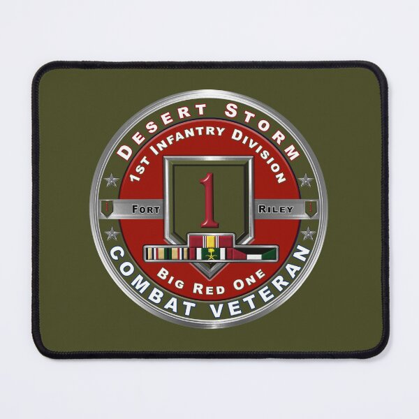 Item preview, 1st Infantry Division Desert Storm Combat Veteran designed and sold by SoldierAlways.