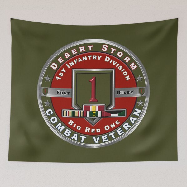 Item preview, 1st Infantry Division Desert Storm Combat Veteran designed and sold by SoldierAlways.