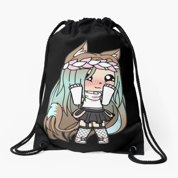 Mochila Gacha Life para meninos e meninas, Cartoon Anime Schoolbag