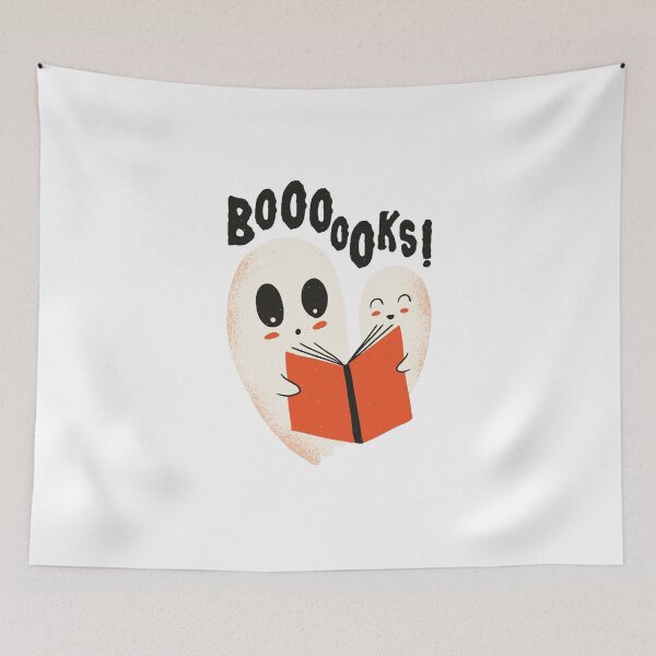 Item preview, Booooks Ghost Reading Halloween designed and sold by Club7Studios.