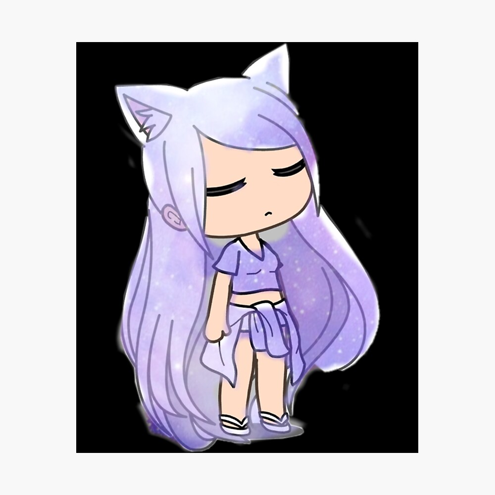 Gacha Life Cute Gacha Girl Poster For Sale By Crazyfordolls Redbubble