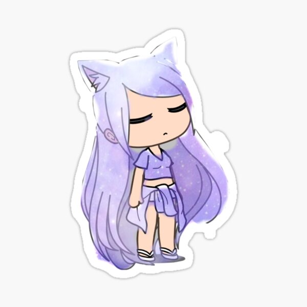 Gacha Life Cute Gacha Girl Sticker For Sale By Crazyfordolls