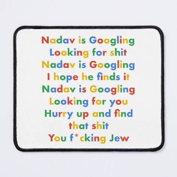 Item preview, Nadav Is Googling designed and sold by creamsicle cat crafts.