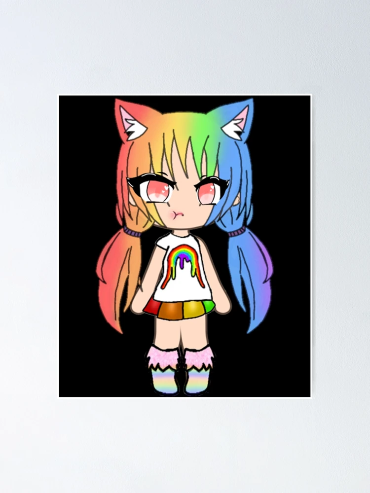 Gacha Life Fashion Cute Cartoon Fashion Poster Canvas Art Poster