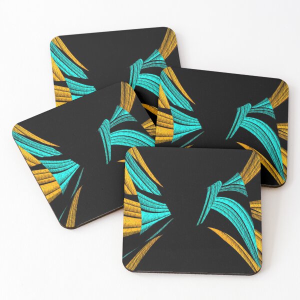 Item preview, Turquoise and Gold Bow designed and sold by fatenanwar.