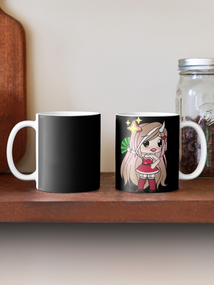 Gacha vida anime pacote caneca branca canecas de café presente da menina  chá xícara de leite canecas gacha vida gacha manga anime chibi kawaii  meninas desenhos animados - AliExpress