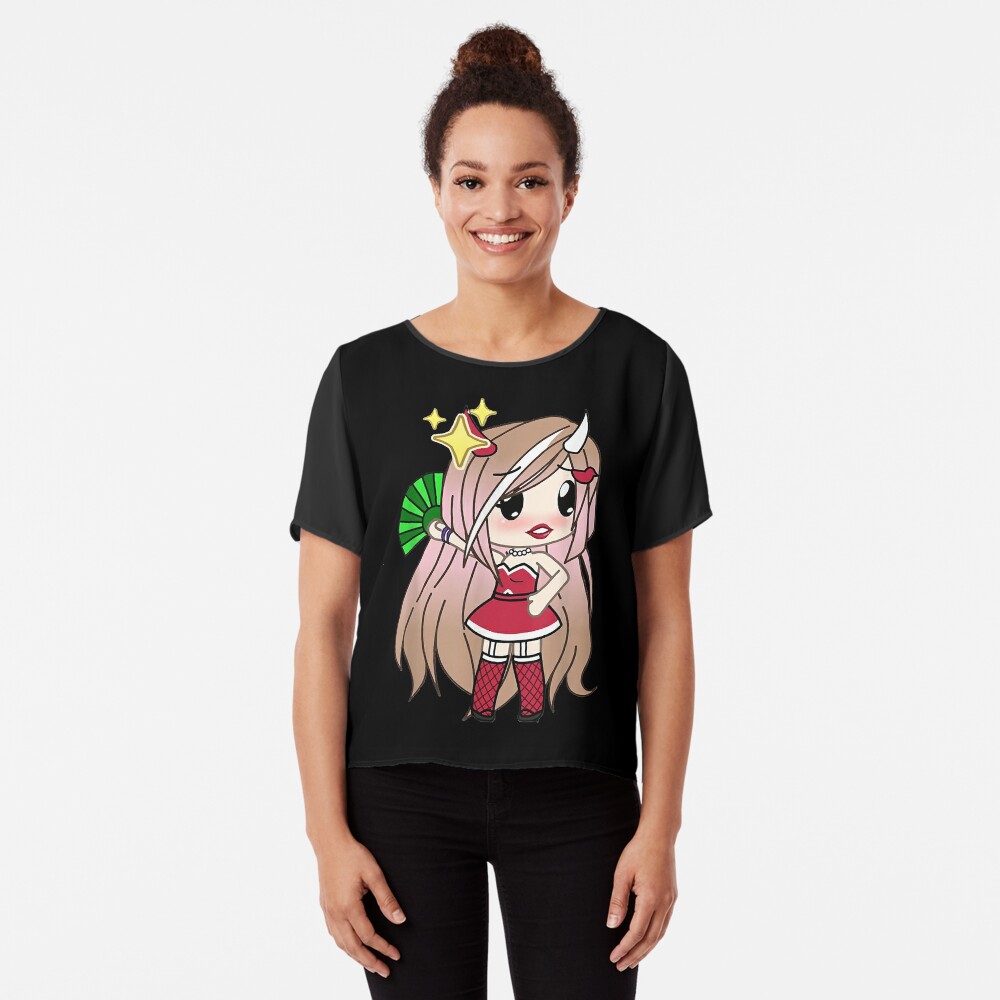 Compre Gacha life e gacha club roupas chibi anime kawaii roupas clássicas  camiseta verão manga curta estampada roupas poliéster t-sh barato — frete  grátis, avaliações reais com fotos — Joom