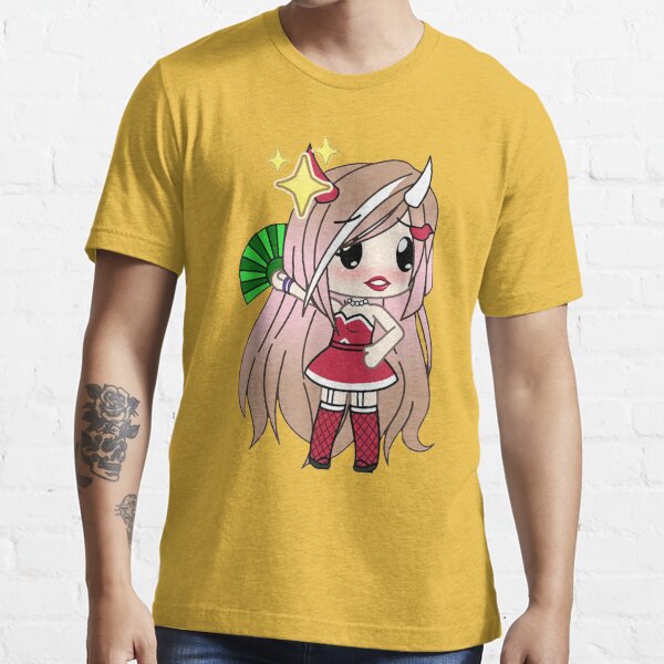 Compre Gacha life e gacha club roupas chibi anime kawaii roupas clássicas  camiseta verão manga curta estampada roupas poliéster t-sh barato — frete  grátis, avaliações reais com fotos — Joom