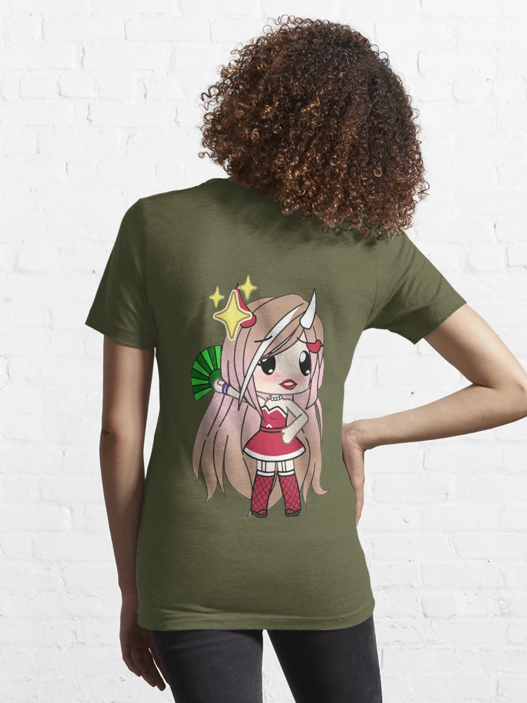 Compre Gacha life e gacha club roupas chibi anime kawaii roupas clássicas  camiseta verão manga curta estampada roupas poliéster t-sh barato — frete  grátis, avaliações reais com fotos — Joom