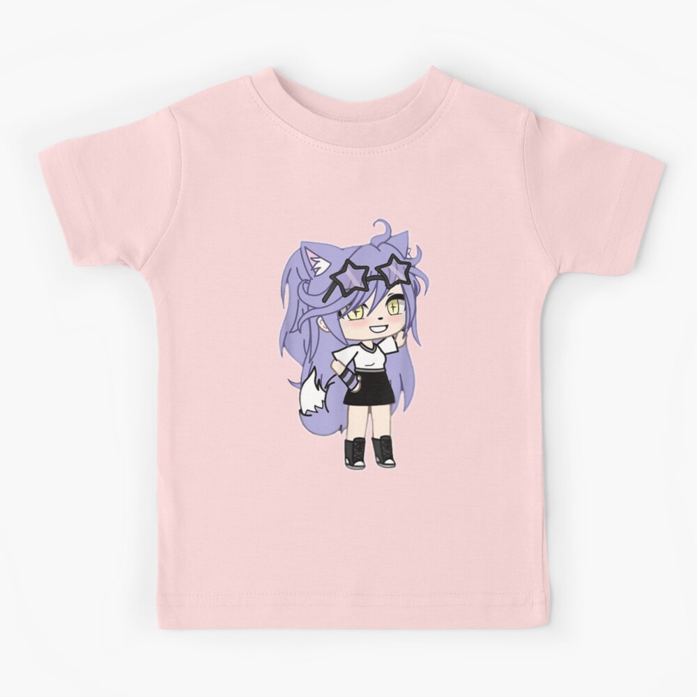 Gacha Vida E Gatcha Club Chibi Anime Kawaii Crianças Meninas Roupas 18 T  Shirt 100%