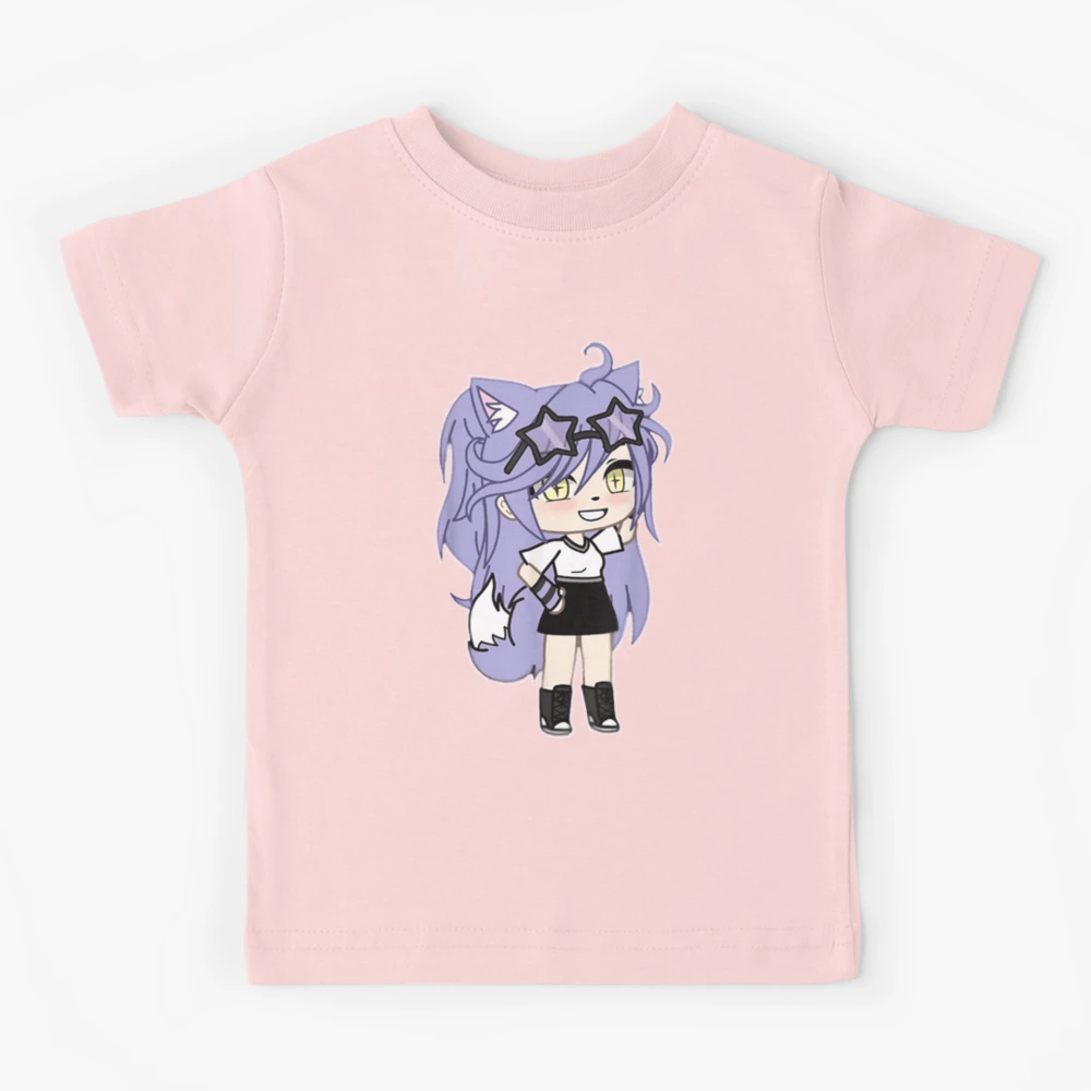 Compre Gacha life e gacha club roupas chibi anime kawaii roupas clássicas  camiseta verão manga curta estampada roupas poliéster t-sh barato — frete  grátis, avaliações reais com fotos — Joom