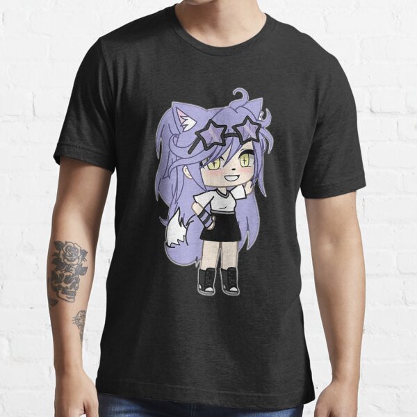 Compre Gacha life e gacha club roupas chibi anime kawaii roupas clássicas  camiseta verão manga curta estampada roupas poliéster t-sh barato — frete  grátis, avaliações reais com fotos — Joom