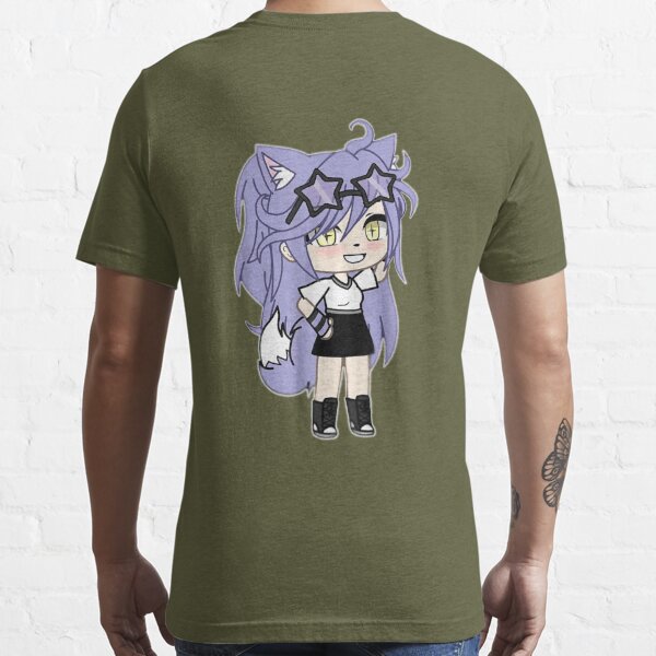 Compre Gacha life e gacha club roupas chibi anime kawaii roupas clássicas  camiseta verão manga curta estampada roupas poliéster t-sh barato — frete  grátis, avaliações reais com fotos — Joom