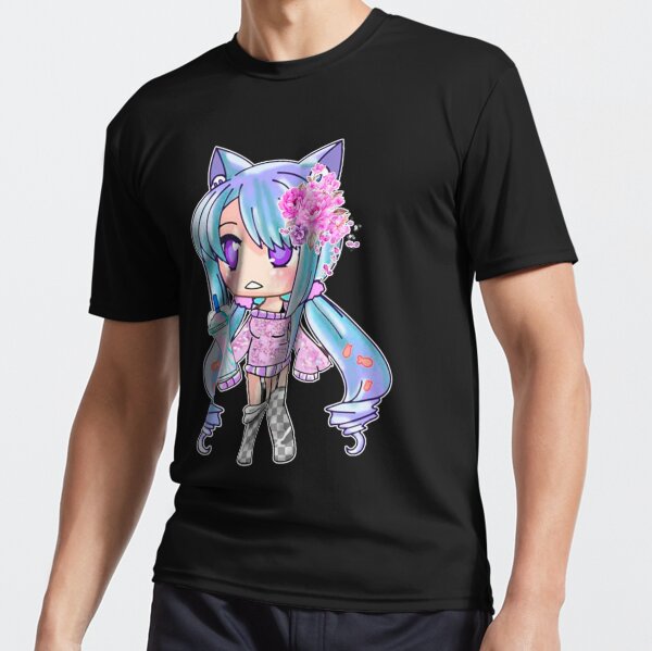 Compre Gacha life e gacha club roupas chibi anime kawaii roupas clássicas  camiseta verão manga curta estampada roupas poliéster t-sh barato — frete  grátis, avaliações reais com fotos — Joom