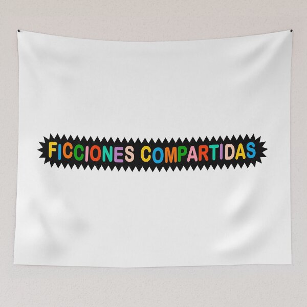 Item preview, SHARED FICTIONS logo horizontal black designed and sold by Rubén GoMo (Radioboy+).